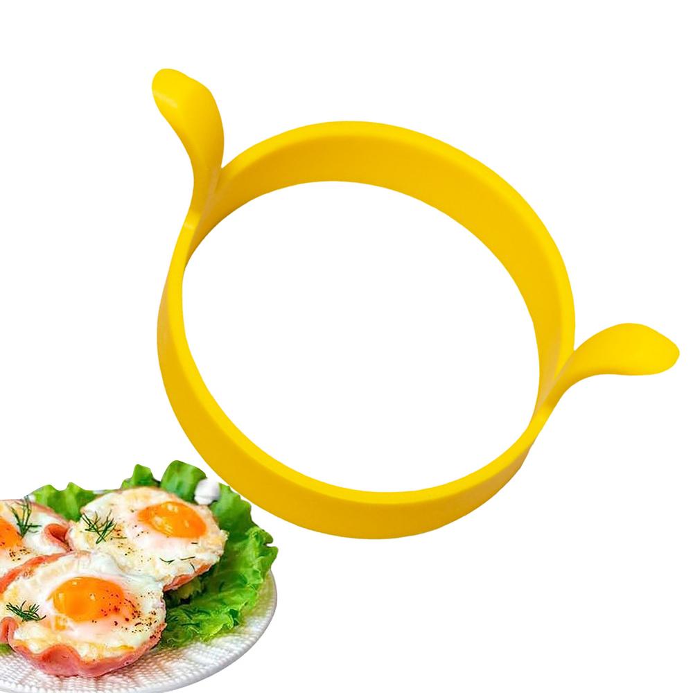 Silicone Egg Rings Circular Egg Frying Mold Non-Stick Reusable Pancake Shaper Silicone Kitchen Gadgets For Commercial Use
