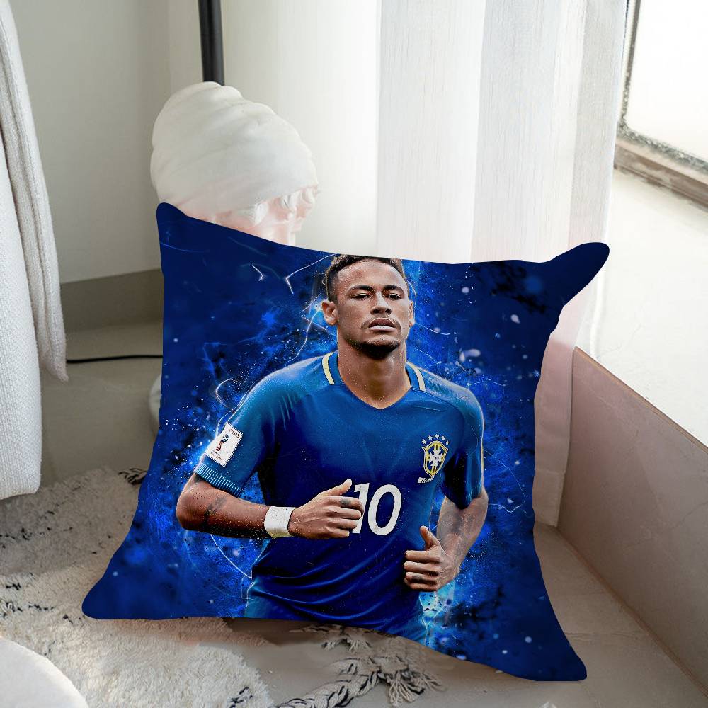 Football N-Neymar Personalized Pillow Cover Kids Bedroom Wild Party Decor Pillowcase Kid Birthday Shower Gift