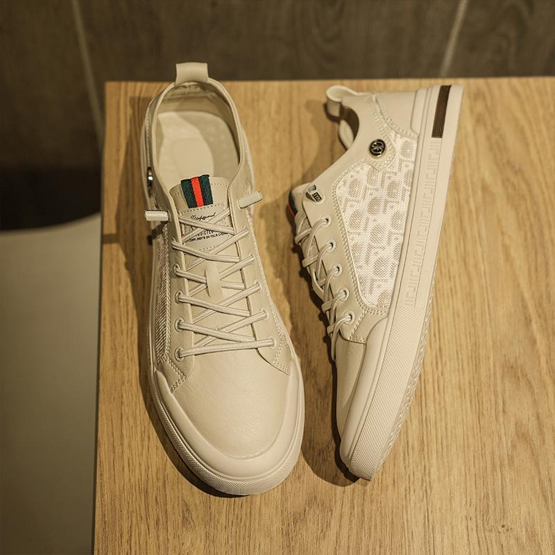 Men's Summer New Comfortable and Breathable Sports and Casual Net Shoes for Men's Shoes for Youth Trendy and Versatile Little White Men's Shoes