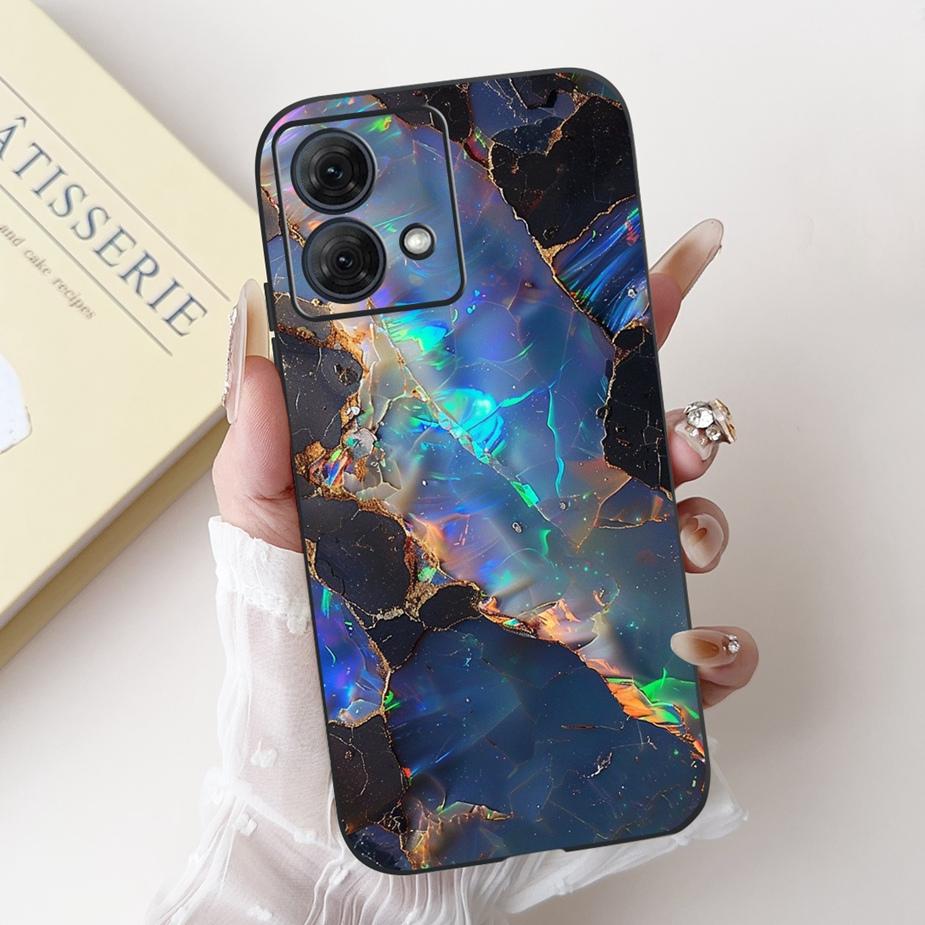 For Motorola Moto G54 5G Case XT2343-1 Luxury Candy Painted Cover Soft TPU Phone Case For Motorola G84 G 54 MotoG54 MotoG84 Bags