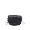 Fashionable Medium-sized Pu Saddle Bag For Women With Trendy Chain Handle