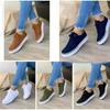 2025 New Women's Low-top Vulcanized Shoes Round Toe Casual Shoes Flat Shoes Lace-up Walking Shoes Women Versatile Comfortable