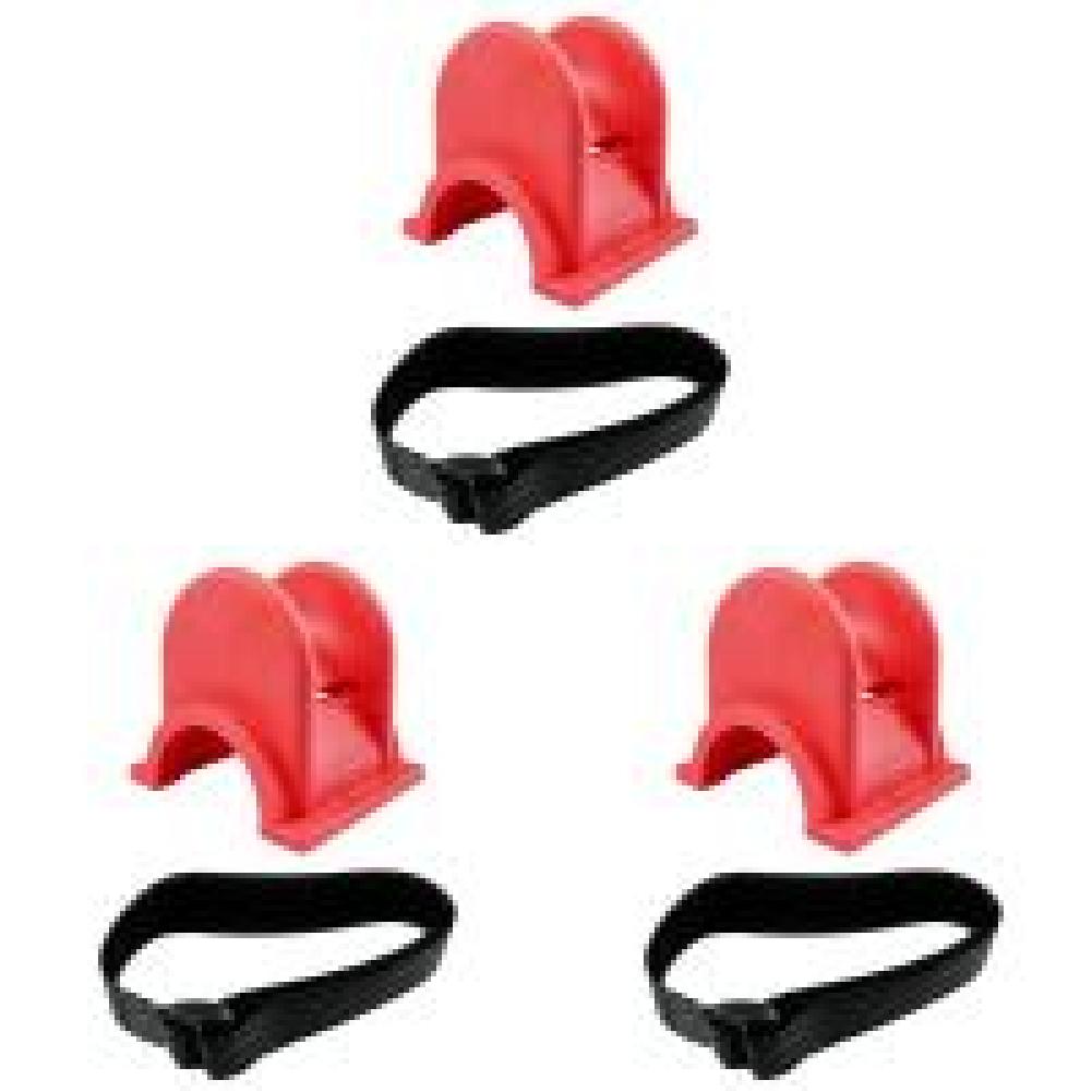 

C# U-образная подставка для удочки Портативный держатель для рыболовных снастей TPE Аксессуары (красный)