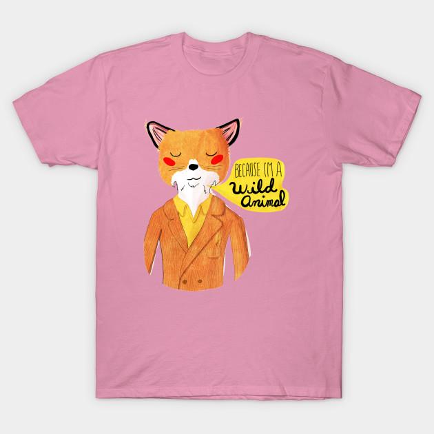 T-Shirt Damen Weil ich ein wildes Tier bin Harajuku Print Kawaii T-Shirt Sommer Kurzarm Damen T-Shirt Top Tee