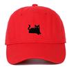 Black Cat Embroidery Soft Brim Baseball Cap - Unisex Summer Sun Hat, Outdoor Hip Hop Style
