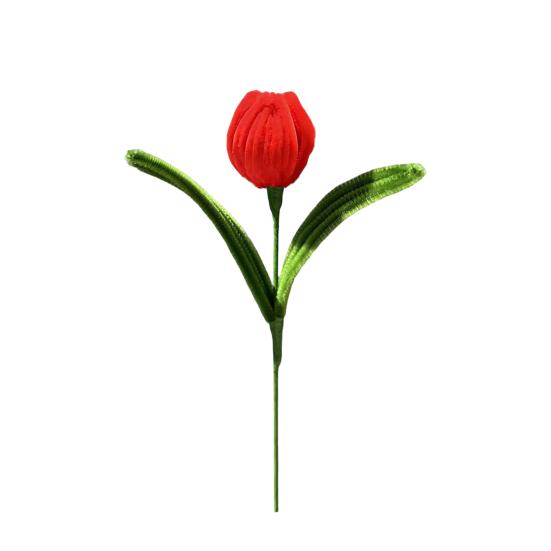 Acul de curățat pipe Finisat Flori Lalea Flori Artificiale Handmade Meșteșug Cadouri pentru Femei Mamă Soție