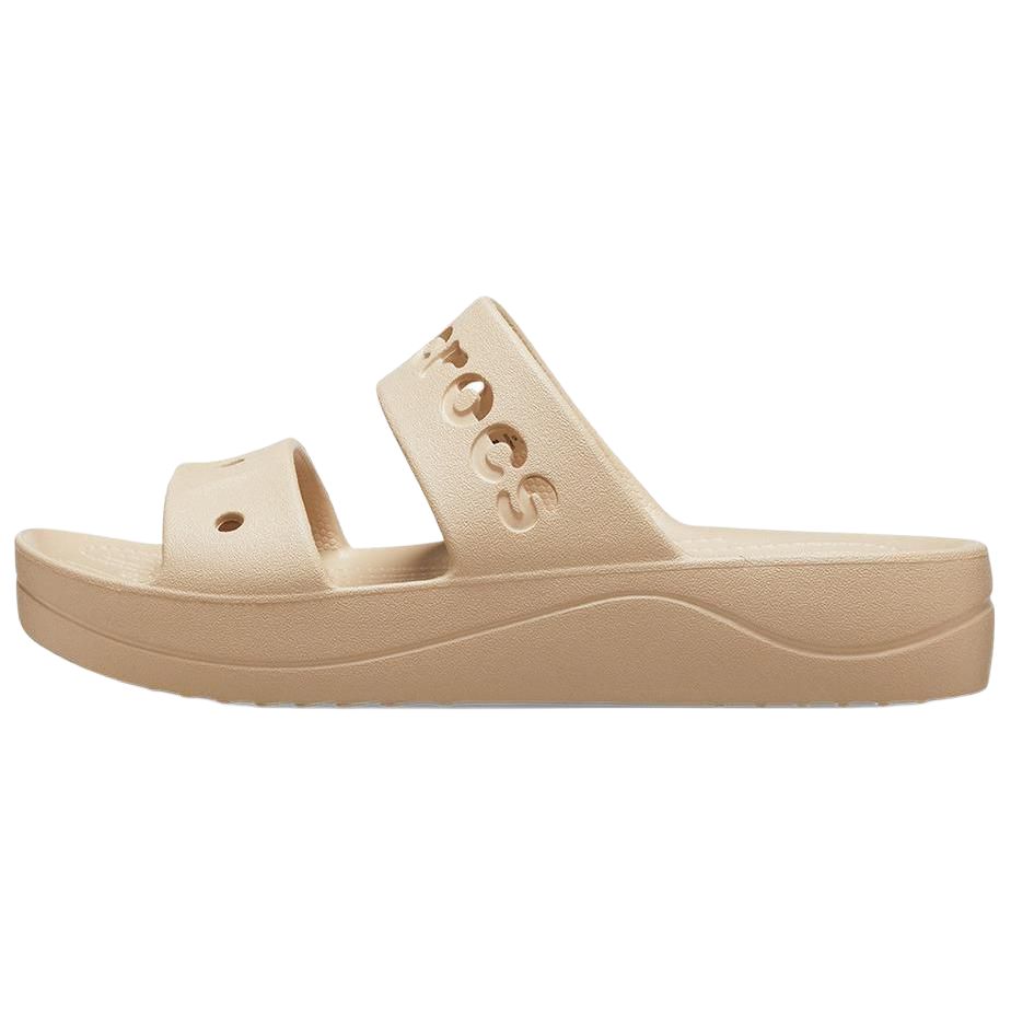 Crocs Durable Lightweight EVA Anti-Wear Slide Sandals Women Footwear Brown 210121-212