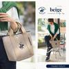 BEVERLY HILLS POLO CLUB Mini Tote Perforated Stylish Casual Bag (BHPC) Bag, Neoprene-like Material, Lightweight, (bm3029)