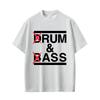 Drum and Bass Funny Meme T Shirts Rum and Ass Lovers Jokes Short Sleeve Men Casual Cotton T-shirt Men's Fashion Oversized Tshirt