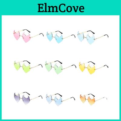 Trendy Stylish Irregular Sunglasses For Parties And Festivals With Uv380 Protection