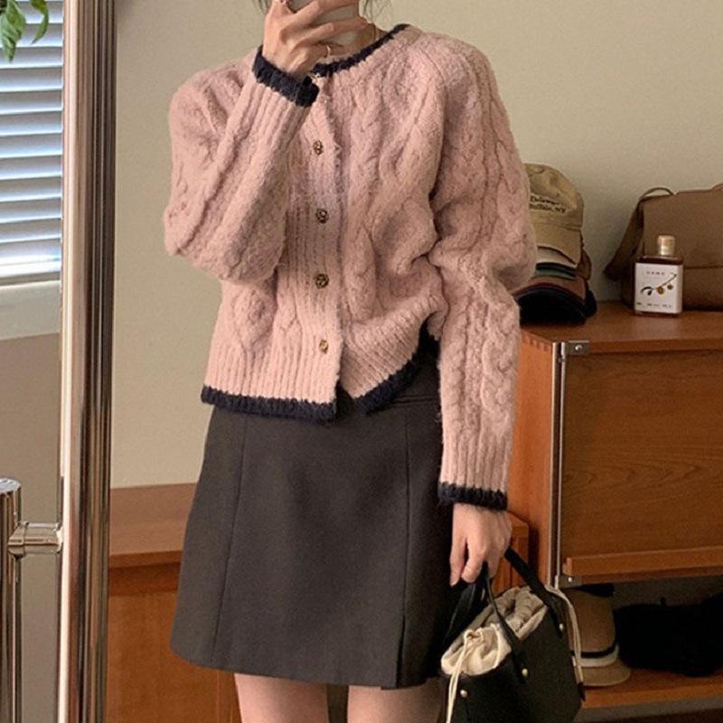 

Женский осенний дизайн Утолщенный трикотажный свитер в корейском стиле Женский мягкий жилет без рукавов Верхняя одежда 2XL