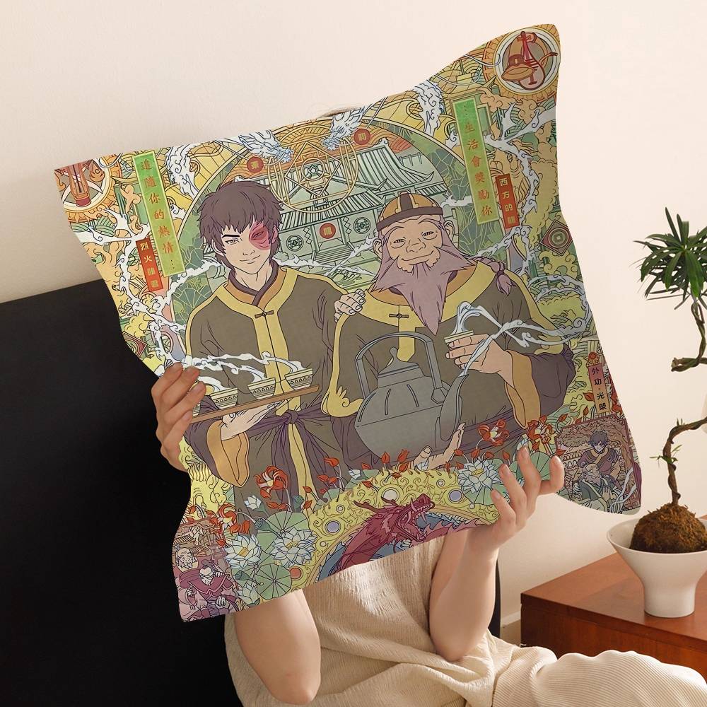 Tv Avatar Der Letzte Airbender Kissenbezug Dekokissen Sofa Heimdekoration Hülle Kissenbezüge