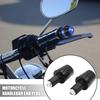 uxcell Handlebar End, Bar End, Handlebar Grip Cap, Grip End, For Motorcycles, Easy Installation, Aluminum Alloy, Black, Pack of 2