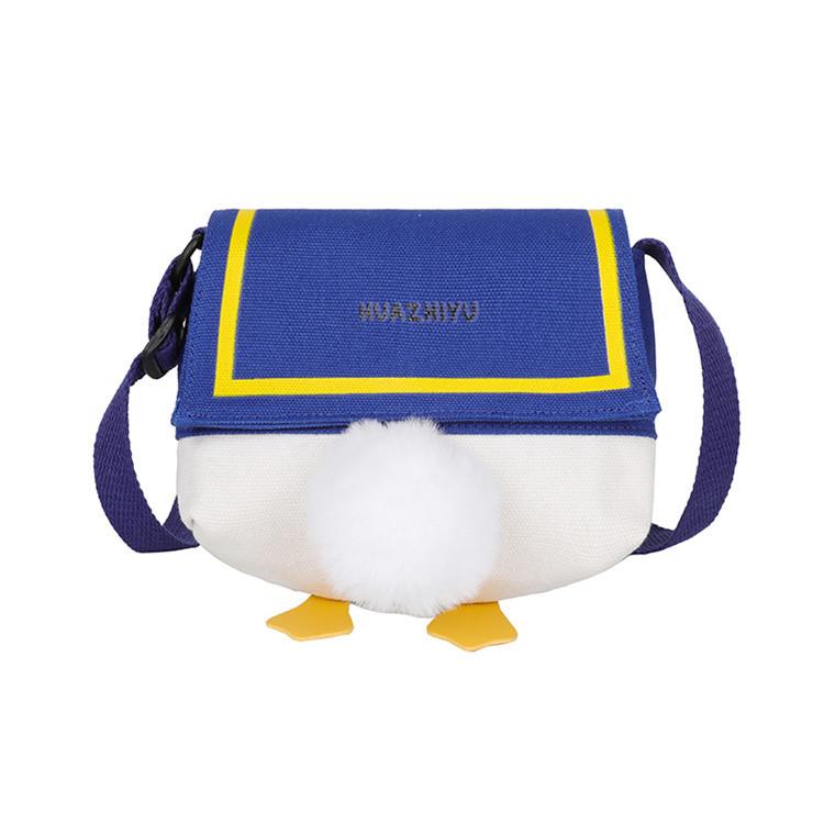 Duck Ass Bag 2020 New Trendy Summer Vitality Girl Canvas Messenger Bag Ins Cute Literary Shoulder Bag