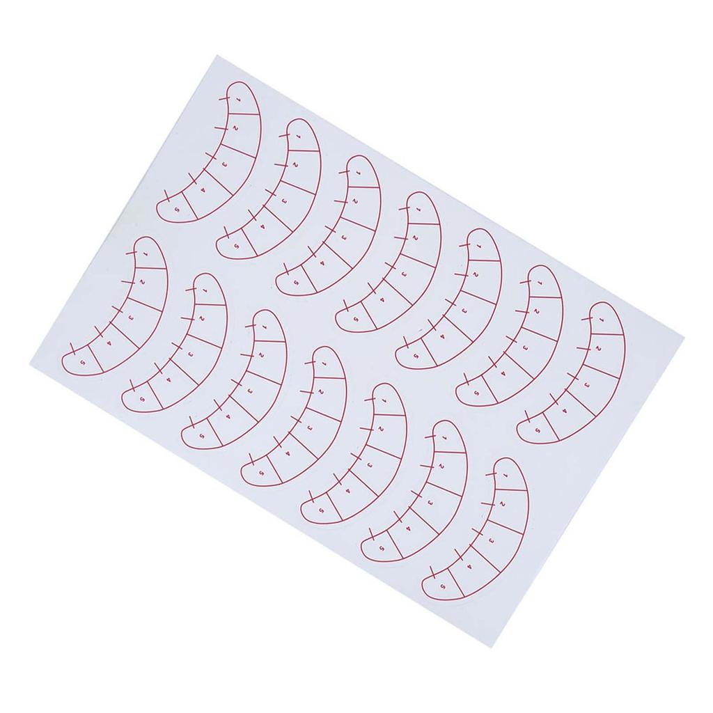 140PCS Eyelashes Extension Adhesive Sticker Eye Lash Isolation Positioning Pads Patches Tool