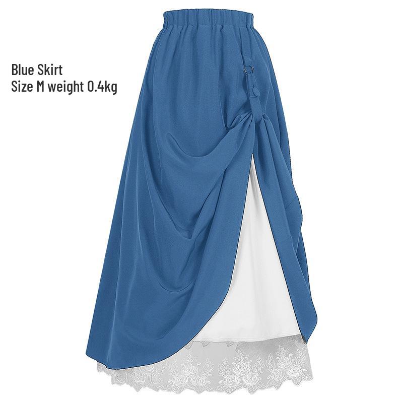 

Женская ретро-юбка для Хэллоуина в средневековом стиле Extra Large