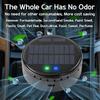 Car Air Purifier with Dual-Core Technology, Removes Odor and Formaldehyde, Solar & USB Powered, Dual Use for Car and Home