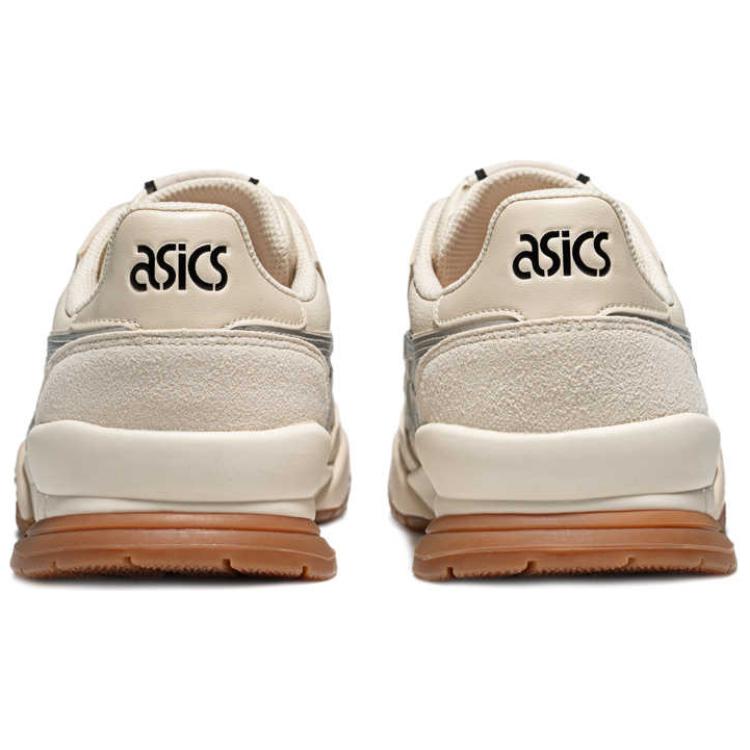 New Asics Gel Spotlyte Low Top Casual Shoes Unisex Beige Silver 1203A718-200