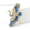 Pc Fashion Exquisite Crane Brooch Pin Creative Personalized Jewelry Accessories Party Birthday Gifts Suitable for Men and Women