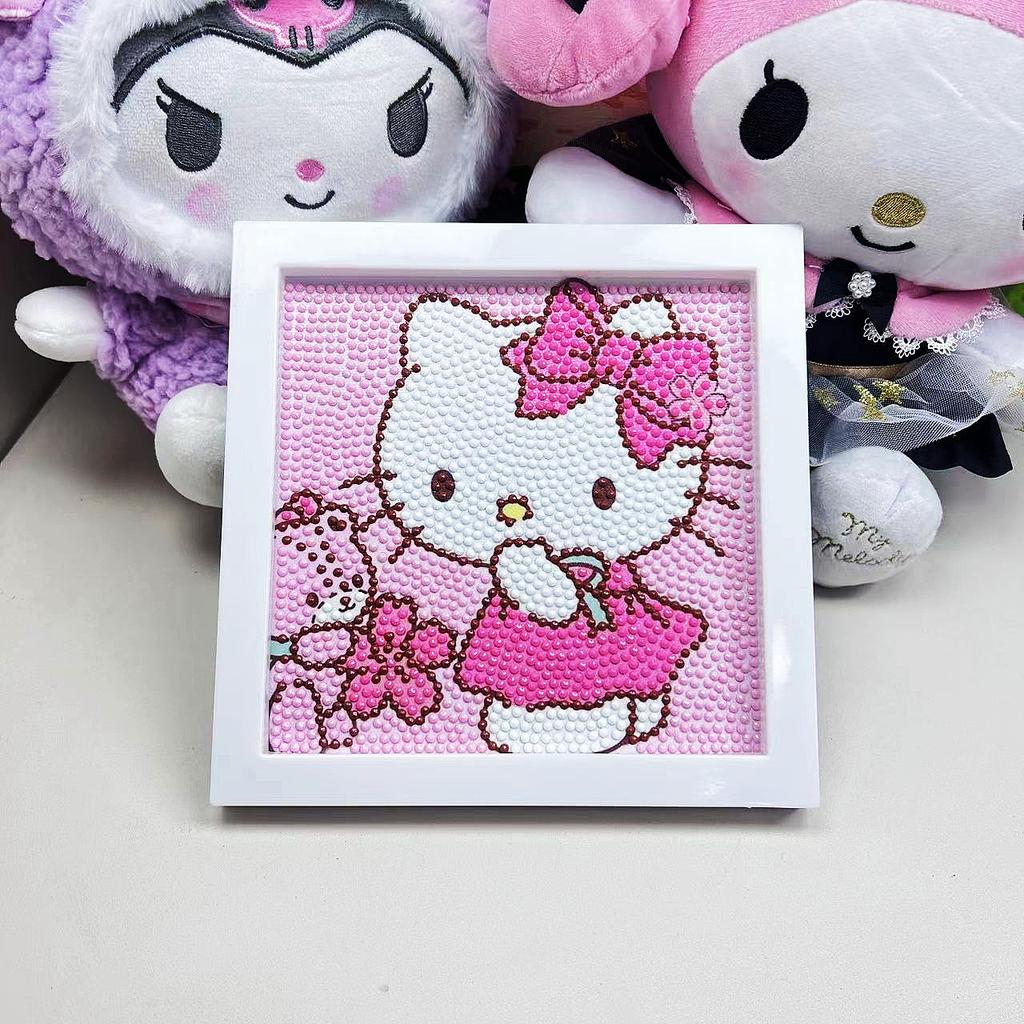 Free Shipping/Cartoon Diamond Painting Children'S Gift Handmade Cross Stitch Framed Diy Bedroom Sticker