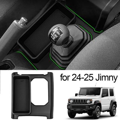 Úložný box na straně páky pro Suzuki Jimny 2019-2025 Protiskluzový organizér přihrádky na řadicí páku konzoly Autopříslušenství D9Z7