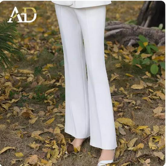 

Белый костюм с кисточками высокого класса с пуговицей-лягушкой - Шикарный китайский стиль для весны и осени S