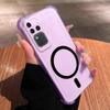 DIY Magnetic Ring Jelly Case for Vivo V30 Pro Anti-Drop 4-Corner Airbag Protection