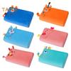 Ergonomic Kids Pillow Wave Wedge Shape Soft And Elastic Memory Foam Cartoon Embroidery Washable Case Supportive Better Sleep Quality Pillow
