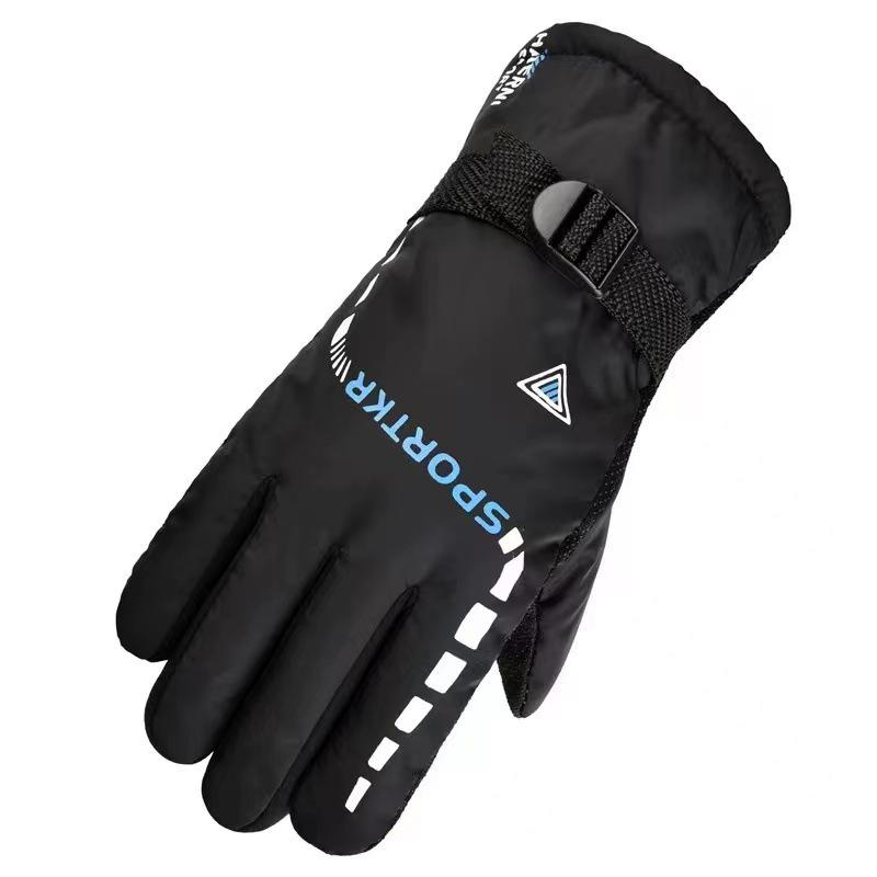 Winter Camouflage Non-Slip Cycling & Skiing Gloves - Thick, Velvet-Lined, Warm, Cold-Proof, Adult