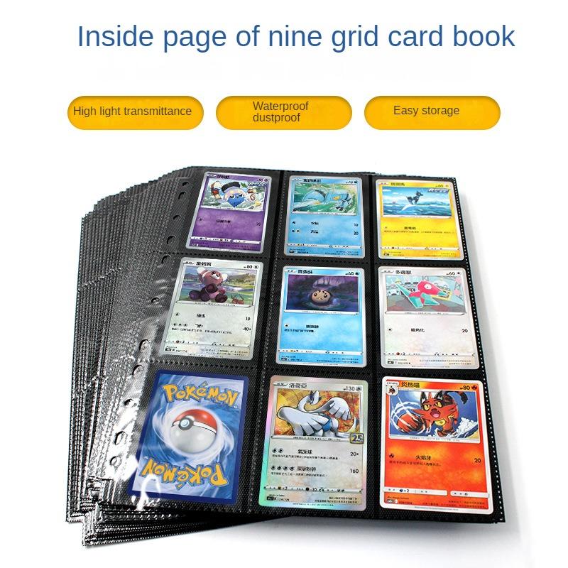 50 listů 900 kapes Obaly na baseballové karty Oboustranný 9-kapesní pořadač na sběratelské karty Listy ochrany listů pro herní karty