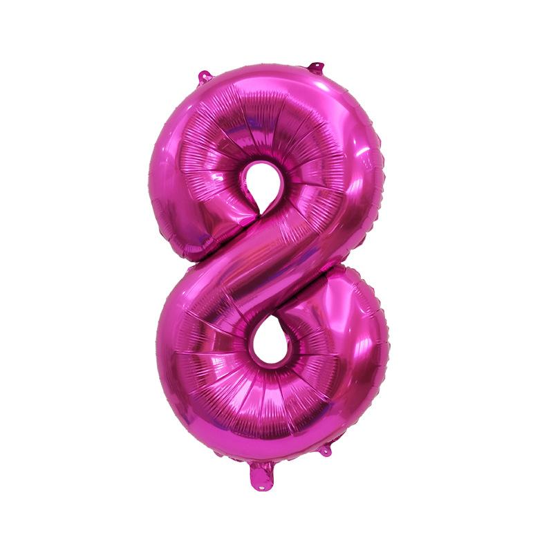 32 Inch Digital Balloon Rose Red Digital Caramel Color Medium Digital Helium Balloon Can Float