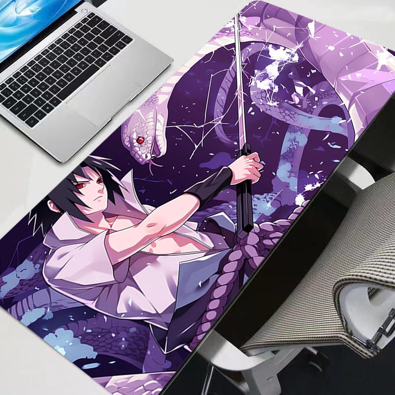 Anime Gaming Speed Exquisite Mouse Pad Naruto Sasuke Gamer Cabinet Mouse Mat Popular Keyboard Mousepad Office Computer Desk Mat