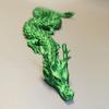 3D Printed Dragon Figure Action Toy Realistic Looking Vibrant Color Chinese Dragon
