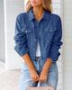 2026 Spring/Summer Women's Long-Sleeve Denim Jacket