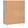 Bookshelf Concrete Grey 69.5 x 32.5 x 90 cm Particleboard