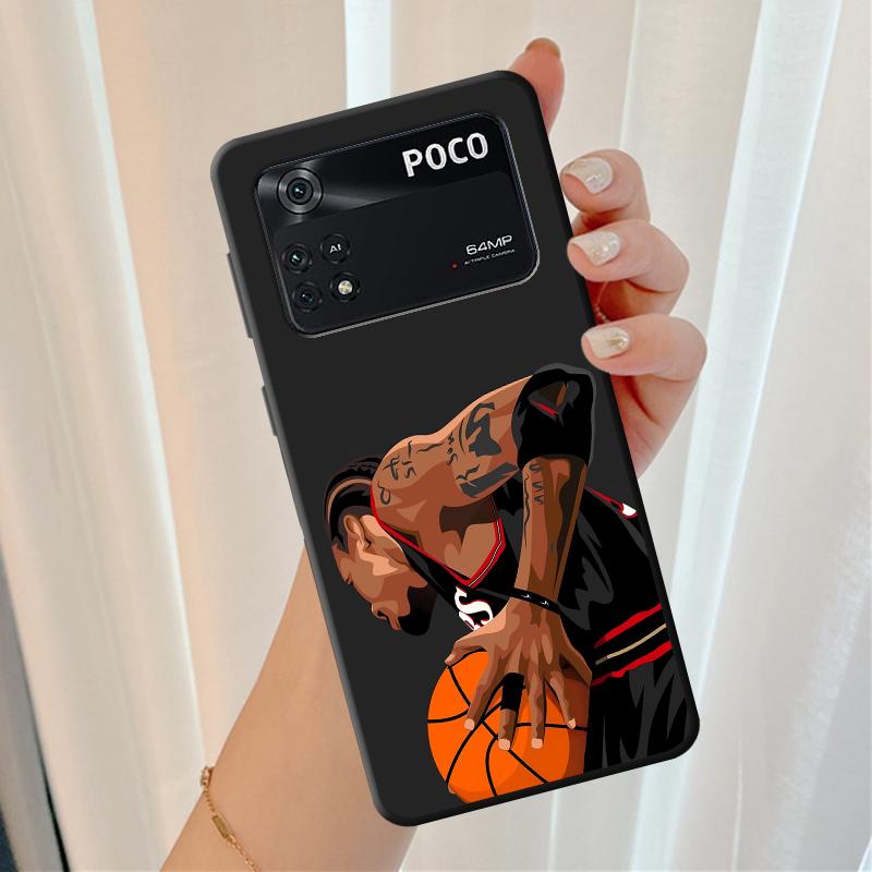 Soft Cover Phone Case for Xiaomi Redmi K40 Pro 13C 9T 14C 9A 9C A3 10C A3X A1+ A5 9 10A 12C A2+ K80 A4 Basketball Players Cool