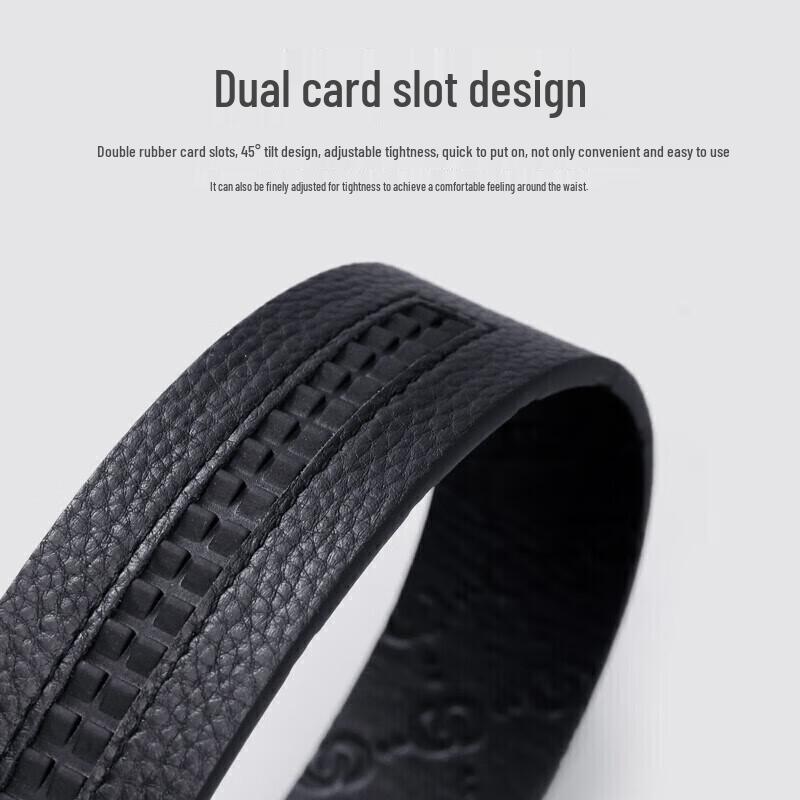 GOLF Men's Genuine Leather Automatic Buckle Belt