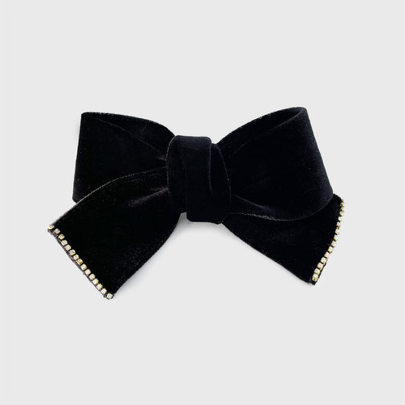 Jean Paul Clarisse Stone Velvet Ribbon Hairpin JP-21-020AB