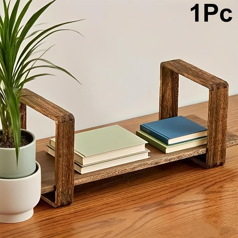 Solid Wood Retro Chinese Style Antique Shelf Desktop Tea Cup Shelf Staircase Display Shelf Tea Pot Tea Set Storage Shelf