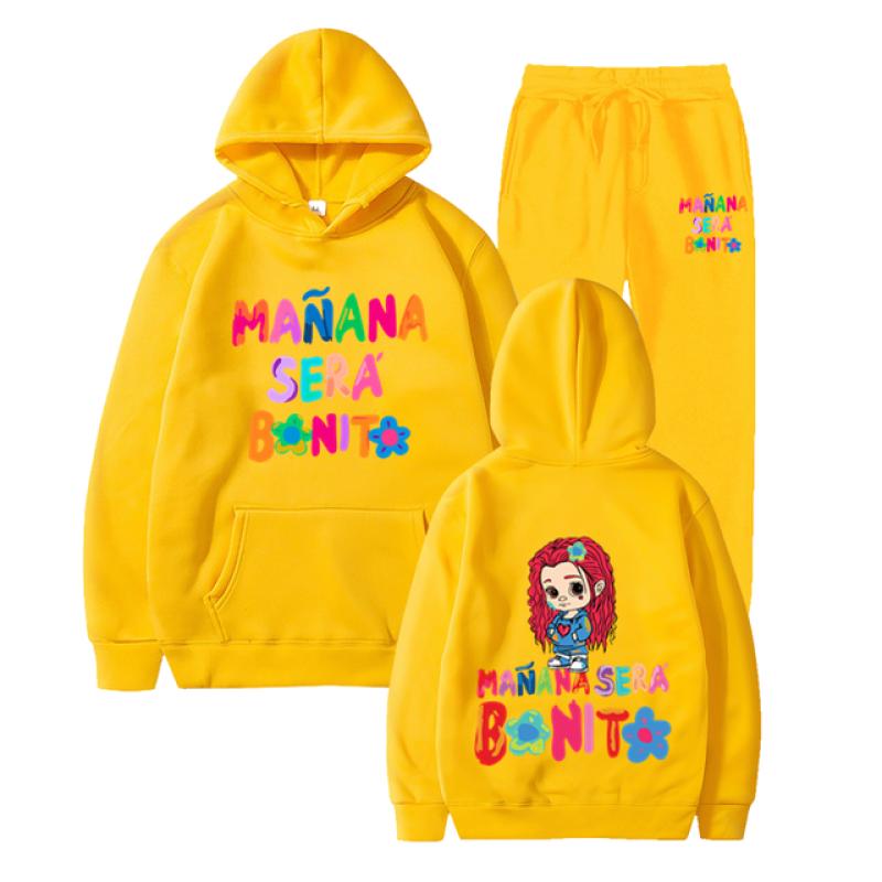 2023 New Karol G Manana Sera Bonito Singer Men/Women Fashionable Tracksuit Costume Men Women Clothing Anime New Hoodie