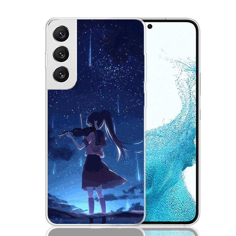 

Music Violin Phone Case For Samsung Galaxy S26 Ultra S23 S24 S25 Edge S20 FE S21 S22 Plus Soft Print Shell Cover Fundas Galaxy S Samsung S25 Plus