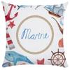 Ocean Starfish Shell Marine Life Print Pattern Cushion Cover Home Sofa Decoration Square Pillow Pillow Cover