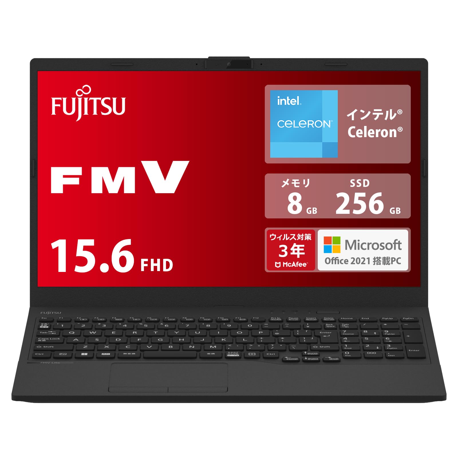 

Ноутбук Fujitsu FMV Lite Office AH Series WA1/H3 (MS 2021/тип Win 11/15.6/Celeron/8 ГБ/SSD 256 ГБ) FMVWH3A112_AZ