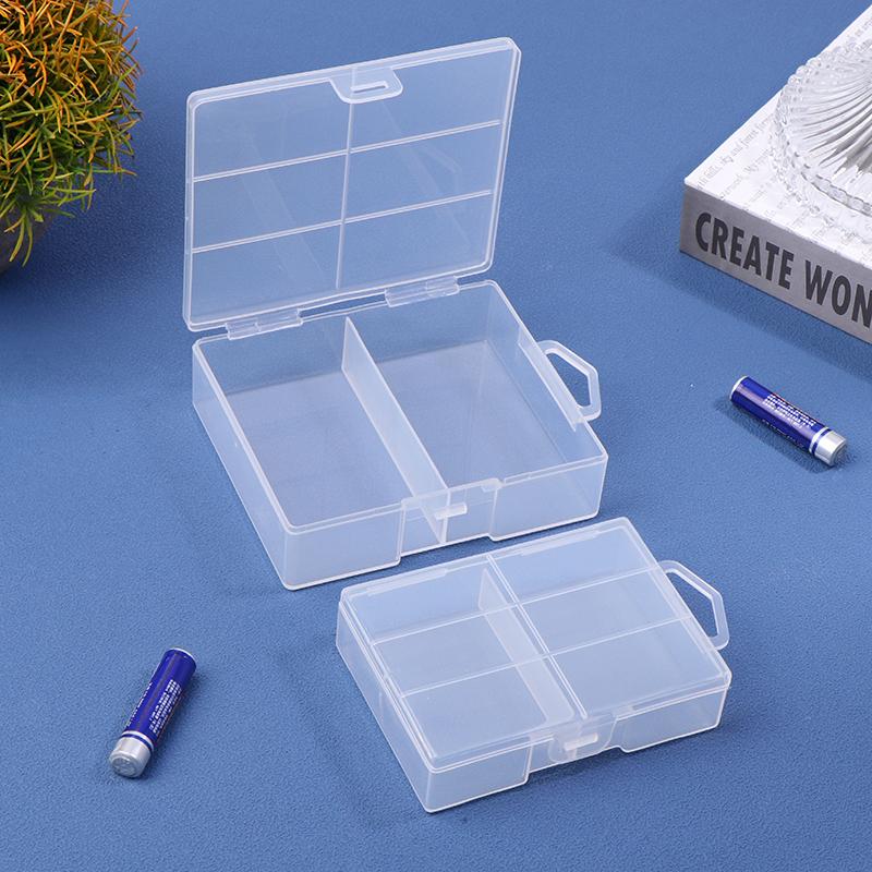 Battery Storage Holder Plastic Transparent Container For Maximum 24 X Aa Aaa Batteries Organizer Box Case