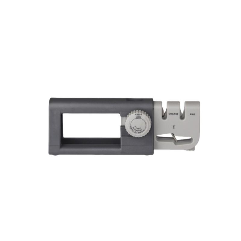 

Telescopic Cutter Sharpener with Multiple Scale Adjustment Durable ABS Nonrust Steel Materials Nonslip Design for Safe Sharpening 1