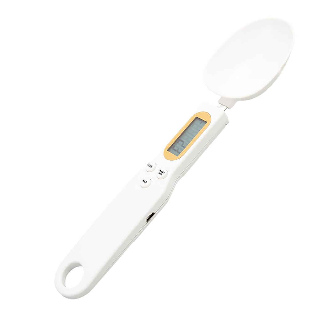 Digital Spoon Scale Multifunction High Accuracy 500g 0.1g Rechargeable Electronic Food Scale with LCD Display