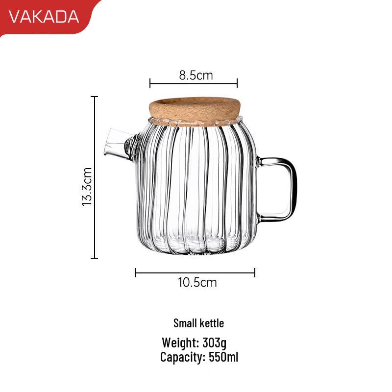 VAKADA High Borosilicate Glass Pitcher