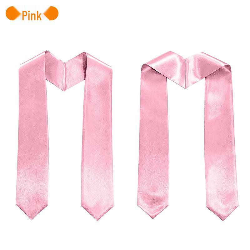 European & American Graduation Stole with Custom Embroidery or Heat-Printed Logo