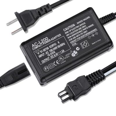 Zasilacz sieciowy Kompatybilny z kamerą SONY Handycam CX170 CX115 CX130 CX150 CX155 CX160 CX190 CX200 Kompatybilny z C0 AC-L200C DCR-SX40 DCR-SX41 DCR-SR42