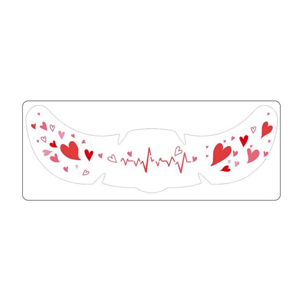 Valentine's Day Freckles Blush Tattoo Stickers Disposable Face Tattoo Sticker Music Festival